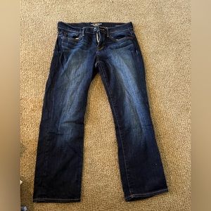 Lucky Brand sweet n crop jeans - y2k straight leg jeans. Size 8